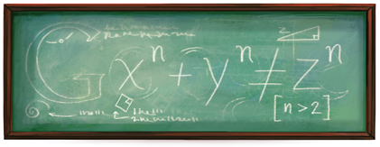 Google Logo: I have discovered a truly marvelous proof of this theorem, which this doodle is too small to contain. - Pierre de Fermat's birthday, French lawyer and amateur mathematician